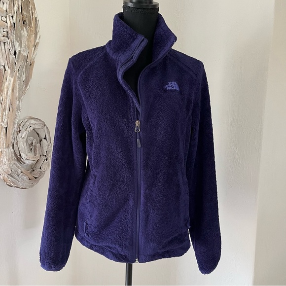 North Face Fleece Jacket S Purple Osito Soft Sherpa High Deep Pile - Picture 1 of 15